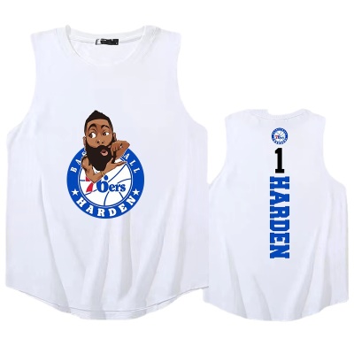 OCREA maillot de basket-ball Harden 76 arc ourlet en nylon