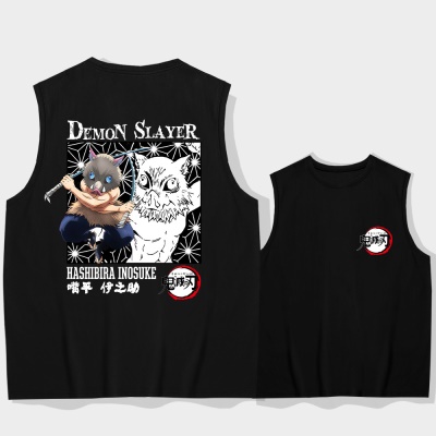 OCREA maillot de basket-ball japonais anime large épaules sans manches gilet en coton