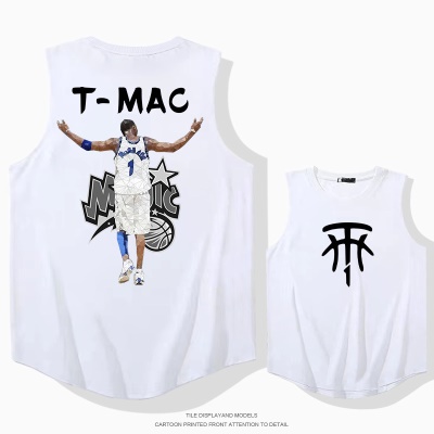 Maillot de basket-ball OCREA T-MAC imprimé avec gilet d'épaule à séchage rapide