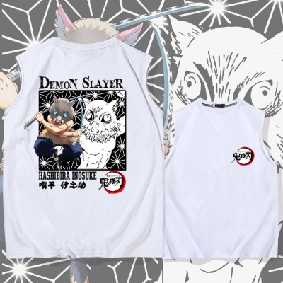 OCREA maillot de basket-ball japonais anime large épaules sans manches gilet en coton