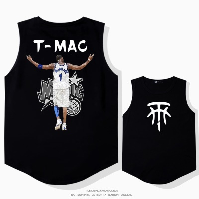 Maillot de basket-ball OCREA T-MAC imprimé avec gilet d'épaule à séchage rapide