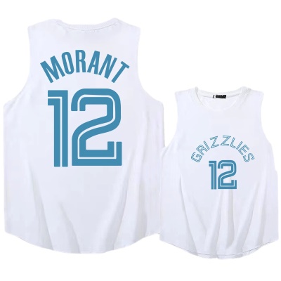 Maillot de basket-ball OCREA MORANT n ° 12 en nylon à séchage rapide