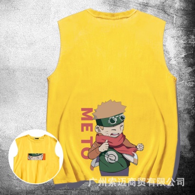 Gilet Naruto sans manches et épaules