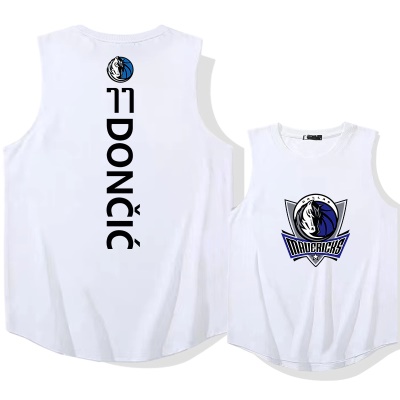 Maillot de basket-ball OCREA avec ourlet en arc Speed Dry Loose Gilet
