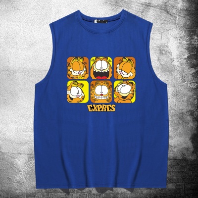 T-shirt sans manches Garfield avec gilet ample