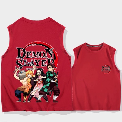 Maillot de basket-ball OCREA Ghost Destruction Couteau en coton avec épaules lâches