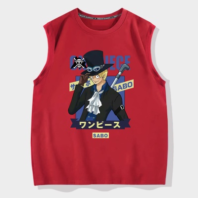 OCREA maillot de basket-ball gilet confortable en coton loose cartoon print