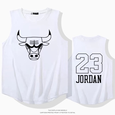 Maillot de basket-ball OCREA avec tête de taureau imprimé en nylon taille 23