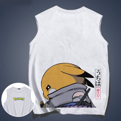 Gilet ample, sous-vêtement d'anime japonais à col rond