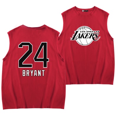 T-shirt col rond en jersey de coton Kobe n ° 24