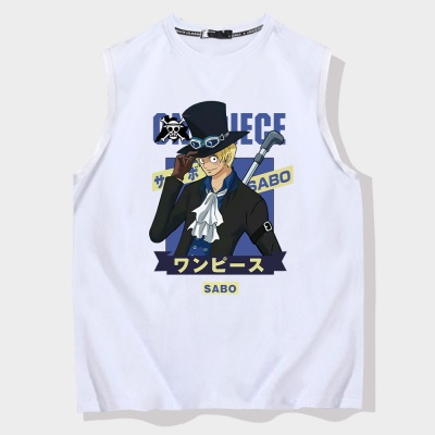 OCREA maillot de basket-ball gilet confortable en coton loose cartoon print