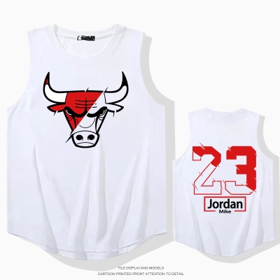 OCREA maillot de basket-ball taille 23 tête de taureau imprimé en nylon