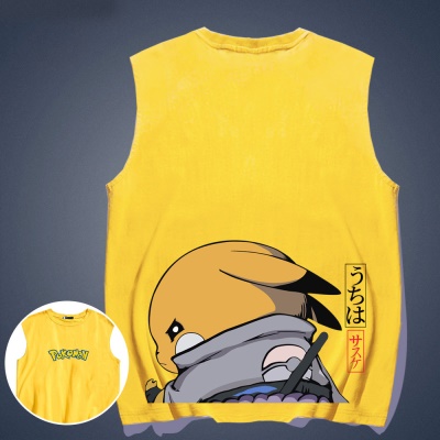 Gilet ample, sous-vêtement d'anime japonais à col rond