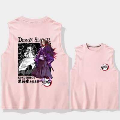 OCREA maillot de basket-ball imprimé anime japonais en coton avec des épaules et un gilet ample