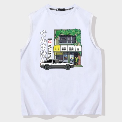 Jersey de basket-ball OCREA Fujiwara Shop imprimé en coton ample