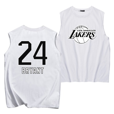 T-shirt col rond en jersey de coton Kobe n ° 24
