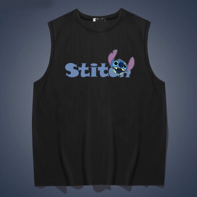 T-shirt sans manches  en coton Stylo