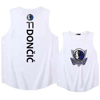 Maillot de basket-ball OCREA avec ourlet en arc Speed Dry Loose Gilet