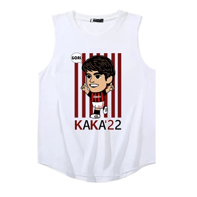 OCREA maillot de basket-ball imprimé dessin animé taille 22 lâche sans manches