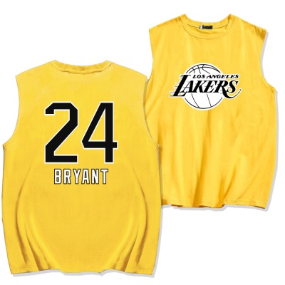 T-shirt col rond en jersey de coton Kobe n ° 24