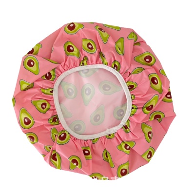 Bonnet de bain léger imprimé de fruits de dessin animé