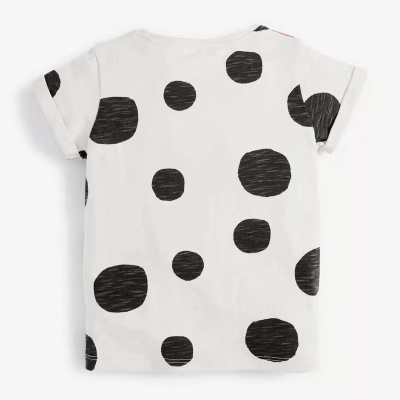 T-shirt mignon tricot de coton pour les filles