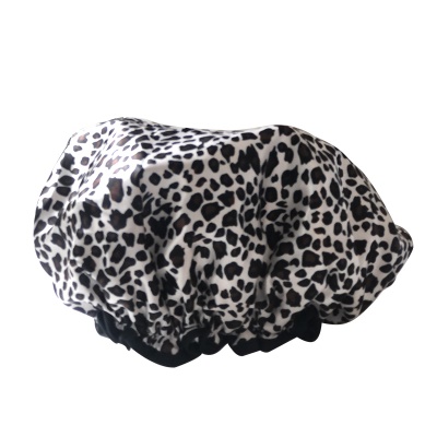 Bonnet de bain de mode à double couche avec fleurs