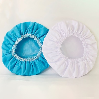 Bonnet de bain en dentelle de coton