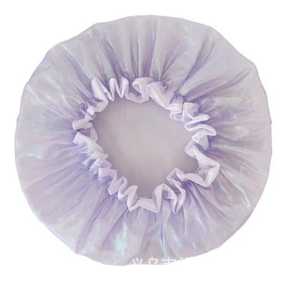 Bonnet de bain en dentelle double couleur éblouissante