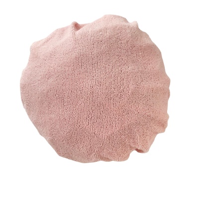 Bonnet de bain double couche Pêche rose