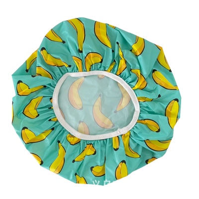 Bonnet de bain léger imprimé de fruits de dessin animé