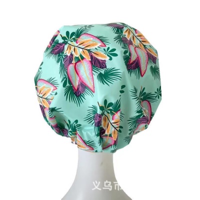Bonnet de bain de soin de type feuille