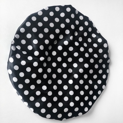 Bonnet de bain de mode à double couche avec fleurs