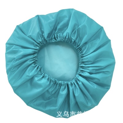 Bonnet de bain simple en tissu polyester double couche