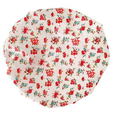 Bonnet de bain imprimé fleur de prunier