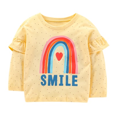T-shirt manches longues mignon pour fille