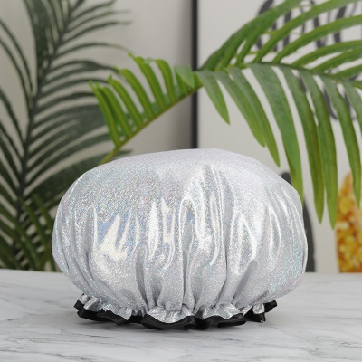 Bonnet de bain double couche laser rafraîchissant