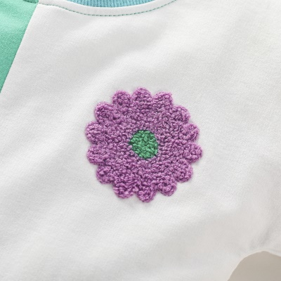 Little maven robe pour fille patchwork couleur coton imprimé
