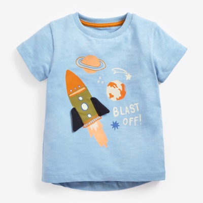 T-shirt manches courtes tricot coton pour enfants