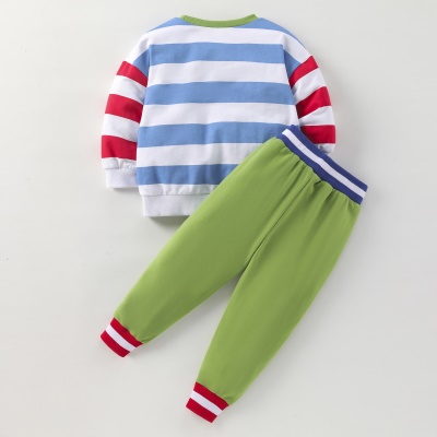 Costume pour enfants Costume pour enfants à col rond rayé