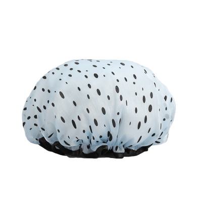Bonnet de bain à double couche en fil de filet