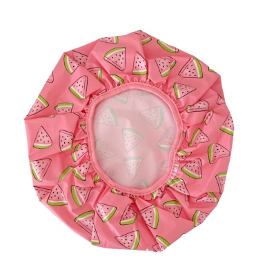 Bonnet de bain léger imprimé de fruits de dessin animé