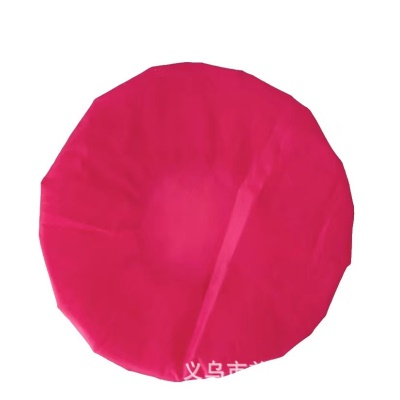 Bonnet de bain simple en tissu polyester double couche