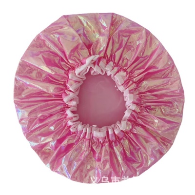 Bonnet de bain double couche de couleur graduelle