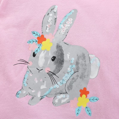 T-shirt pour enfants T-shirt col rond en coton