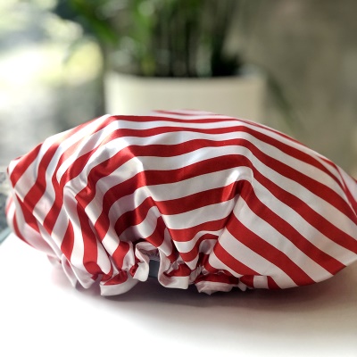 Bonnet de bain de mode à double couche avec fleurs
