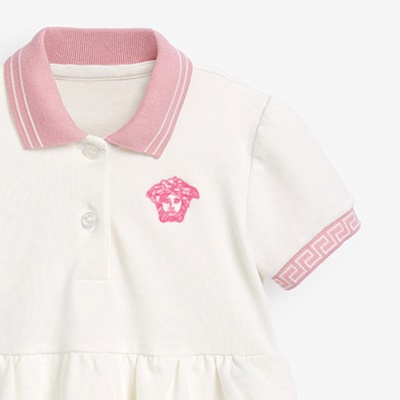 Robe à manches courtes pour les filles en tricot de dessin animé