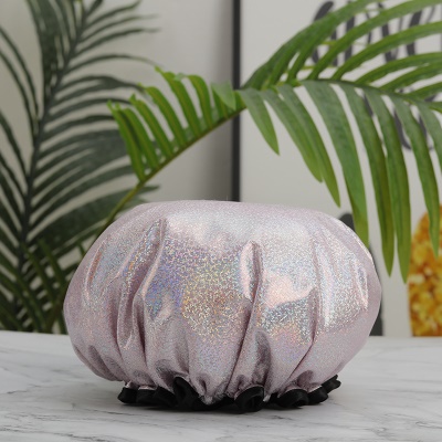 Bonnet de bain double couche laser rafraîchissant