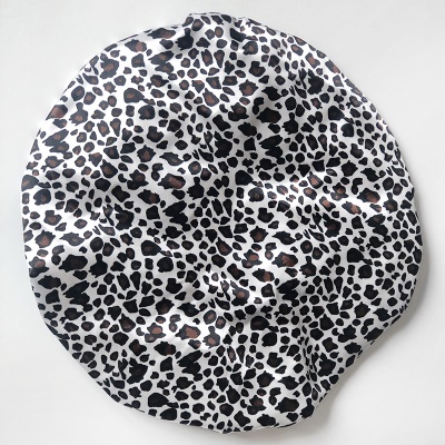 Bonnet de bain de mode à double couche avec fleurs