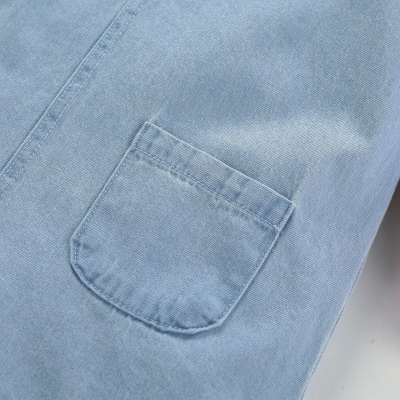 Petite robe maven pour fille jupe en jean imprimé à manches longues